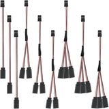 High-Performance 9-Piece RC Servo Extension Set - Flame Retardant & Insulated Converter