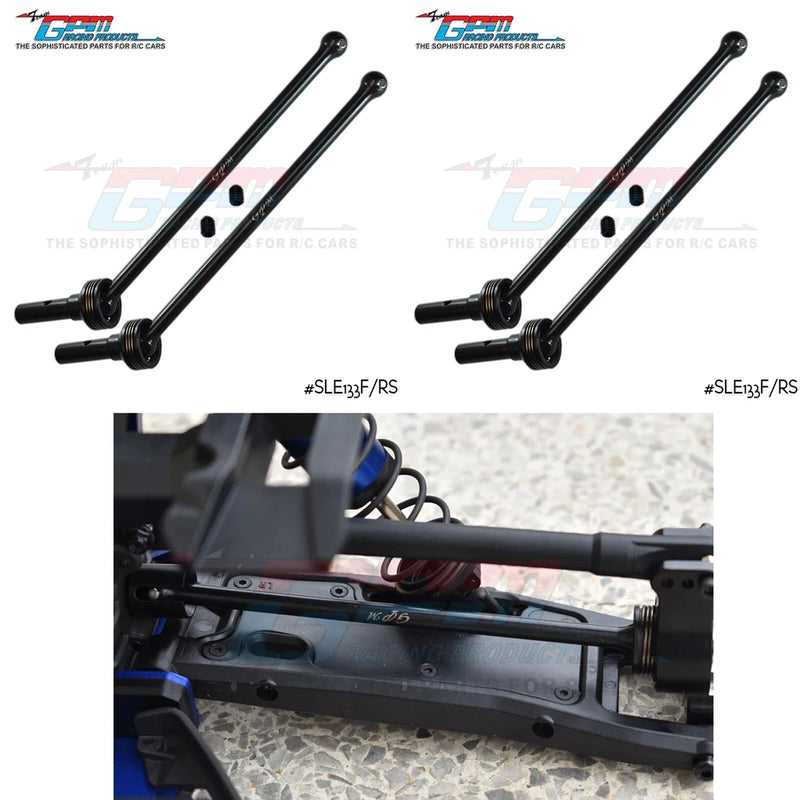GPM Carbon Steel Front/Rear CVD Shaft For TRAXXAS 1/8 4WD SLEDGE RC TRUCK