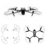 Drone propeller guard protector ring with quick-release frame for four propellers