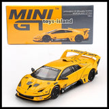 MINI GT 1135 Lamborghini LB-Silhouette WORKS MURCIELAGO GT Evo Yellow 1/64 NEW