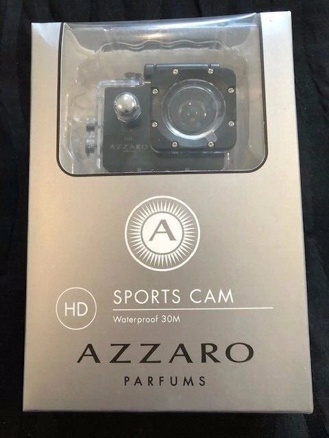 Azzaro Parfums HD Sports Cam Waterproof 30M (NEW IN BOX) Super Wide Angle Lens