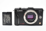 Panasonic LUMIX DMC-GF2 Mirrorless Camera Body Black Tested Japan