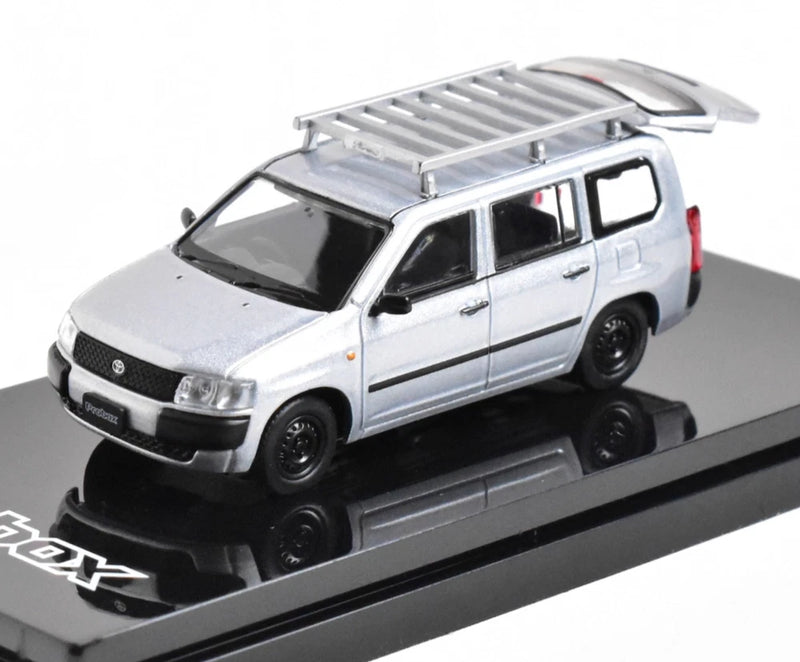 AL HobbyJapan 1:64 Silver  Probox Mini Van Sport Model Diecast Collect Car