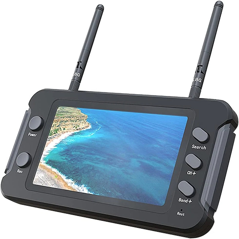 FPV Monitor 4.3Inch with DVR 5.8Ghz 40CH 800 X 480 IPS Drone Receiver Monitor fo