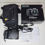 Fujifilm FinePix S4800 16.0MP Digital Camera 30x 24-720mm Superwide Tested Works