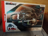 RC drone in retail box, 2.4GHz 4-channel design