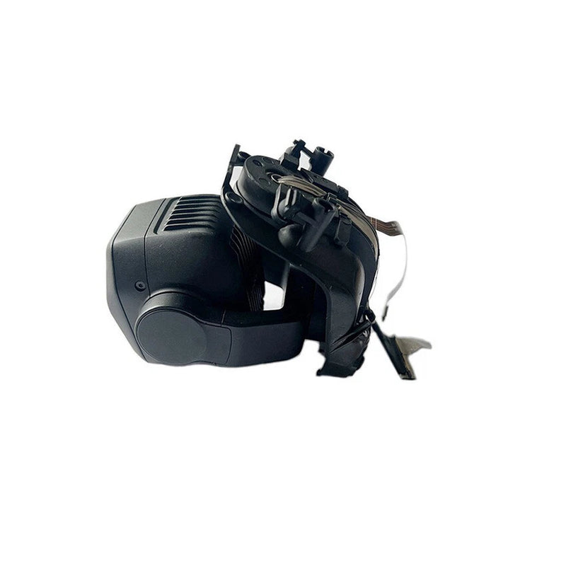 Camera gimbal lens assembly with dark housing and mounting bracket
