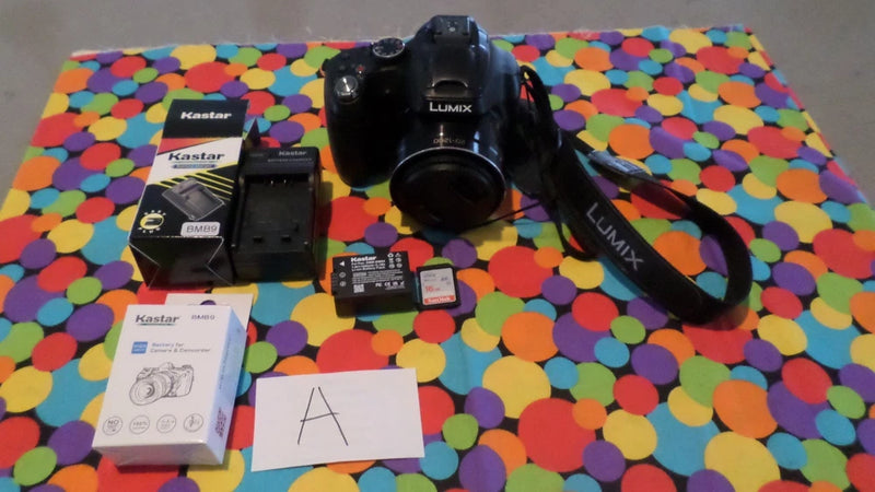 (A) Panasonic LUMIX DMC-F270 16.1 MP Digital Camera New Batt & Chgr 16Gb Tested!
