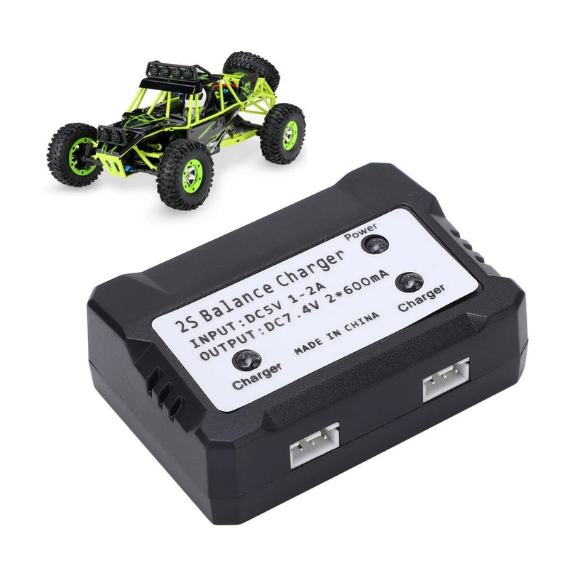 2S Balance Charger 7.4V LiPo Battery Charger For RC Car Boat Plane Toy