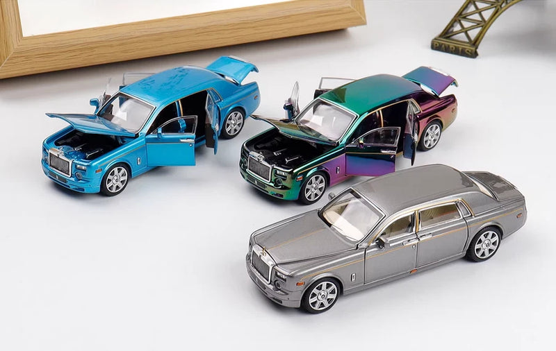 DCM 1:64 Rolls-Royce Phantom 7th generation fully open alloy car model ornaments