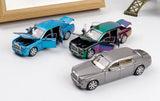 DCM 1:64 Rolls-Royce Phantom 7th generation fully open alloy car model ornaments