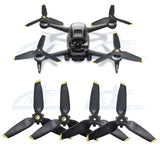 4PCS Low-Noise Propellers Blades For DJI FPV Drone Combo Quick Release Prop Gold