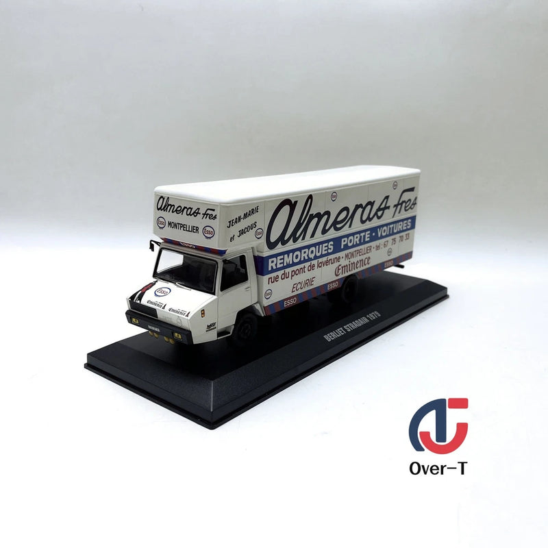 IXO 1/43 BERLIET STRADAIR 1979 Resin Container Truck Transporter  car model