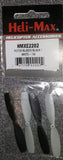 Heli-Max Rotor Blades Black/ White - 1Si HMXE2202 NEW Propeller
