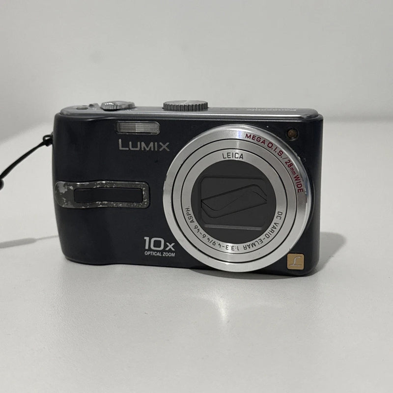 Panasonic LUMIX DMC-TZ2 Compact Digital Camera Black TESTED FOR PARTS P/R