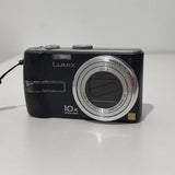 Panasonic LUMIX DMC-TZ2 Compact Digital Camera Black TESTED FOR PARTS P/R