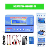 Hilldow B6 80W RC Battery Charger LiPo Li-ion LiFe NiMH NiCd Balance Charger Battery