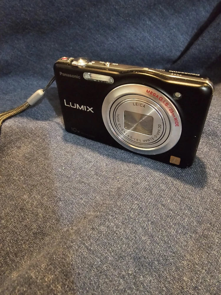 Panasonic Lumix DMC-SZ02 Compact Camera 10x Zoom Built-in Flash Black
