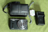 Panasonic Lumix DMC-ZS40 Camera, Memory Card, 2 Batteries, Charger, Case