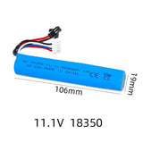 1Pcs 11.1V 2000mAh 10C Rate Battery for Soft bullet gun special core accessories