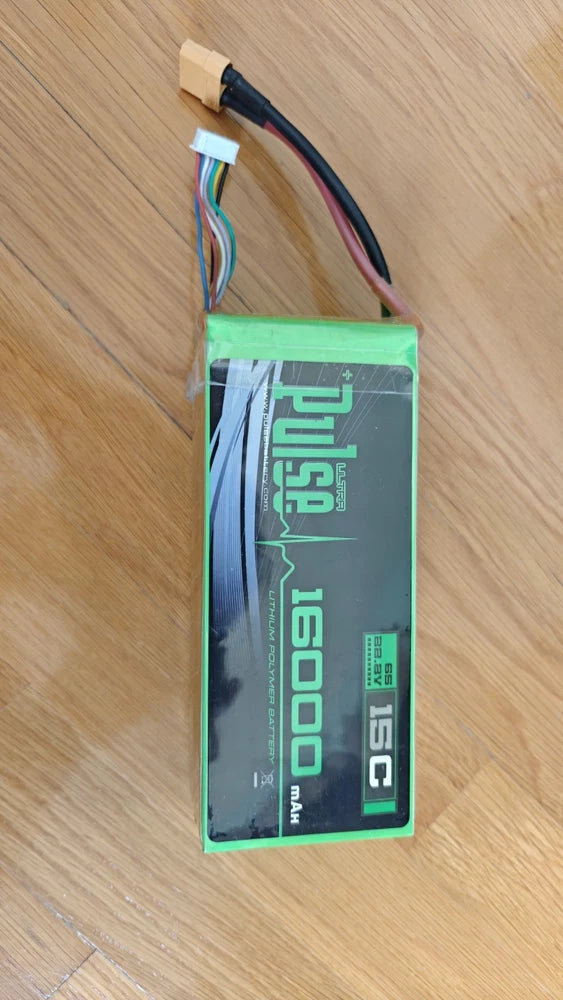 Pulse 16000mAh 6S 22.2V Lipo Battery, XT90 Plug