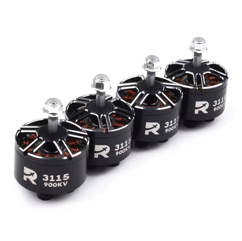 Brushless Motor For RC 4PCS 3115 900KV 3-6S FPV Drone X-Class 10inch RC Camera