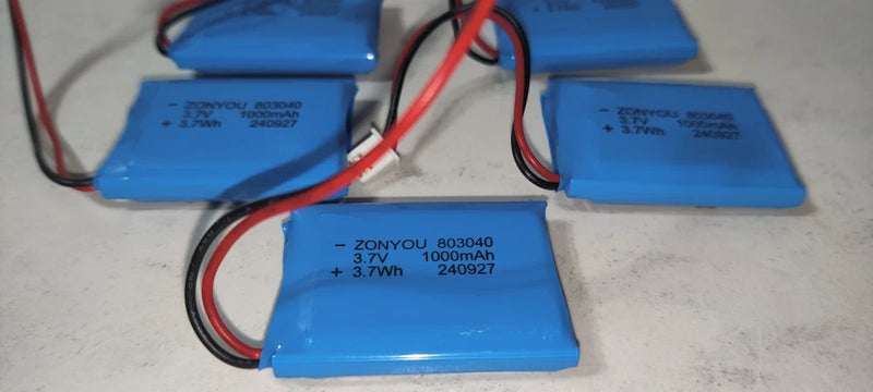 Lithium Polymer Lipo batteries 3.7V 1000 mAh HT 803040 battery (USA SELLER)