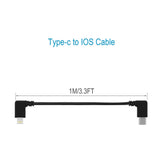 For DJI FPV Flight Glasses V2 Micro-USB Type-C Data Cables Phone Adapter Cable