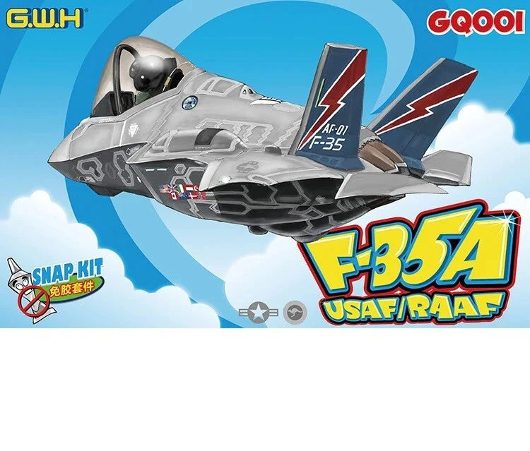Great Wall Hobby Egg Plane F-35A Lightning II USAF/RAAF #GQ001??USA??