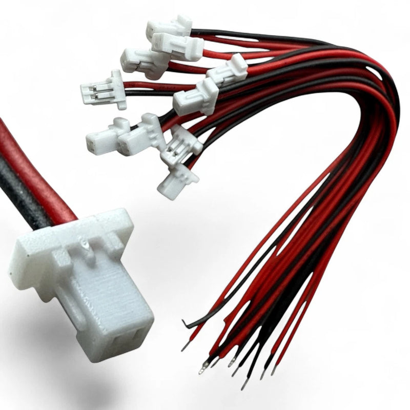 JST SH 1.0mm 2Pin Connector Plug Wire 50pcs for Battery Electronic Drone Robotic