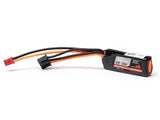 7.4V 2S LiPo battery pack with PH2.0 connector and red/black/orange leads
