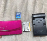 Fujifilm FinePix Pink Compact Digital Camera Tested Working Seller Japan