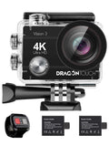Dragon Touch 4K Action Camera 16MP Vision 3 Underwater Waterproof Camera 170??
