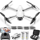 F10-1080P Wifi FPV Drone with 1080P HD Camera, Headless Mode/3D Flips, RC Quadco