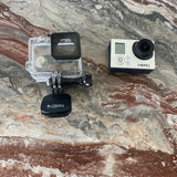 GoPro Hero 3 Silver Edition w/ Helmet Mount No SD Card Or Charger