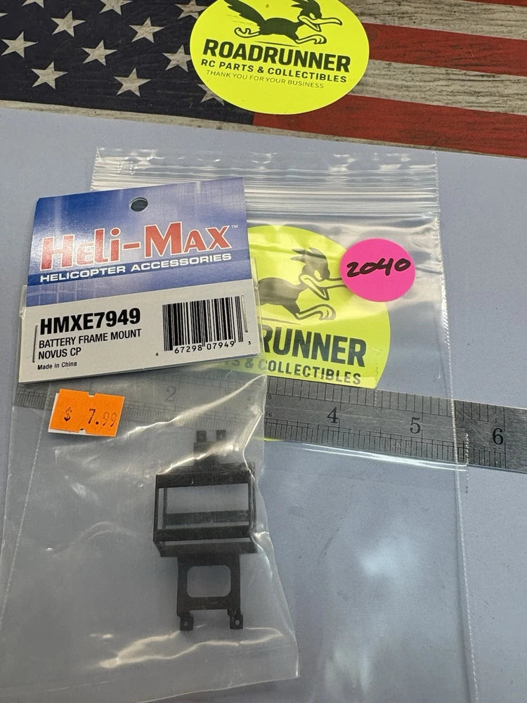 HMXE7949 HELI-MAX BATTERY FRAME MOUNT for: NOVUS CP