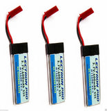 New 3x Lectron Pro 3.7 volt 600mAh 35C E-FLITE BLADE MQX 120SR Lipo Battery Battery