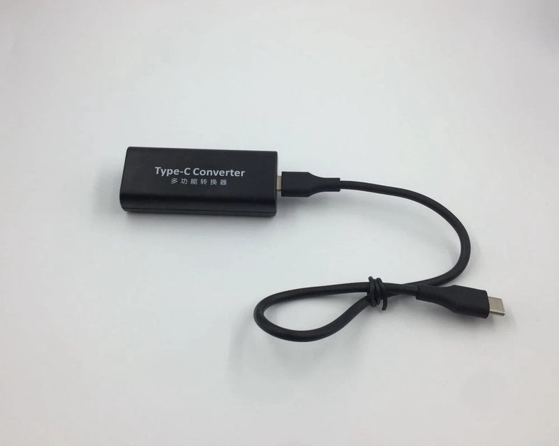 DC 5.5x2.1mm Input 22V to Type C Output Convertor Adapter 45W with 2 cables #ea