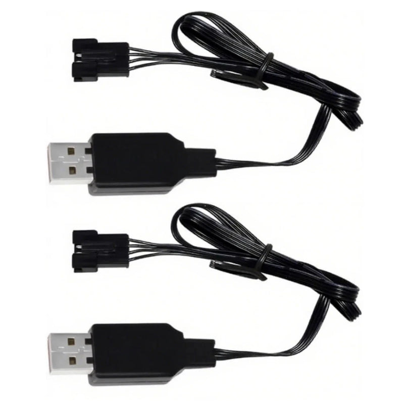 VBILUM 7.4V Li-ion and Lipo Battery Charger SM-4P for RC Car 50 cm Battery