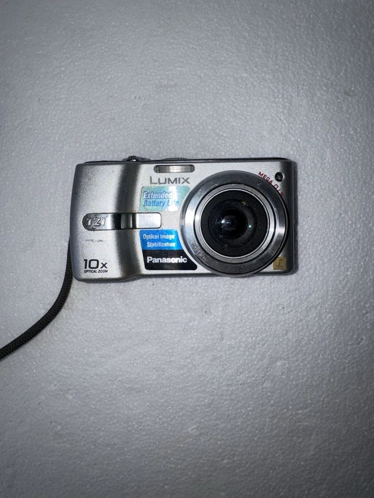 Panasonic Lumix DMC-TZ1 5MP Digital Camera 10x Zoom Leica Lens AS-IS