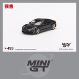 MINI GT 1:64 Porsche Taycan Turbo S Volcano Grey Metal LHD Model Car in box