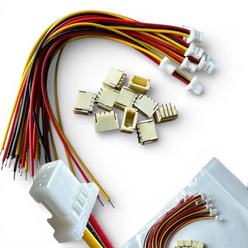 JST-SH 1.0mm 3Pin Receptacle Plug Wire Harness 20 Set for LED FPV RC Drone Lamp