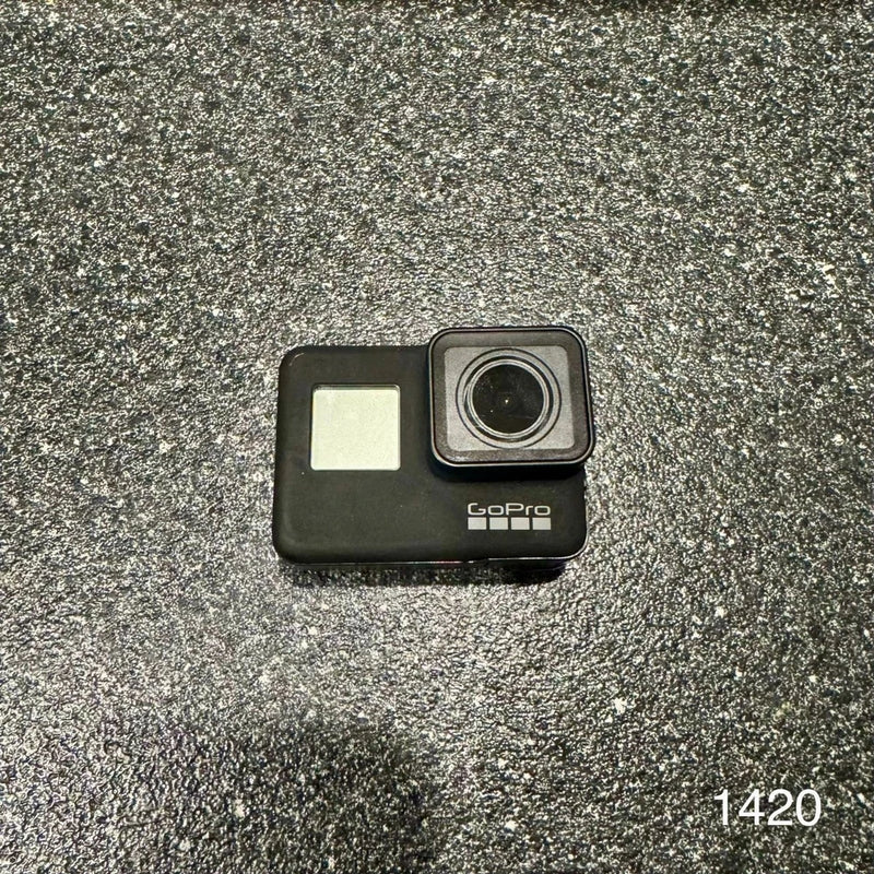 GoPro HERO 7 Black action camera with front screen and wide lens