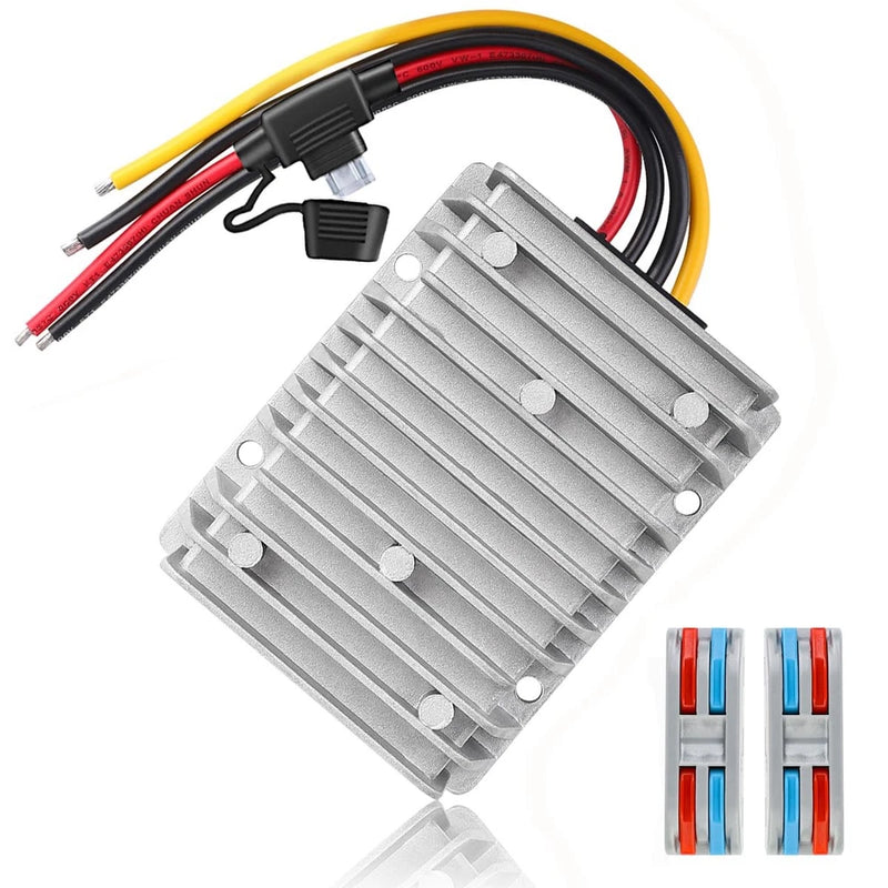 BZONE 24V 36V 48V to 12V 30A 360W Converter Step Down Voltage Reducer with Fu...