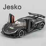1:24 Scale Koenigsegg Jesko Super Car Diecast Model Toy Car kids Gift