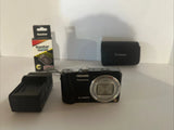 Panasonic LUMIX DMC-ZS19 14.1MP Digital Camera Black w/ Battery Charger SD Card