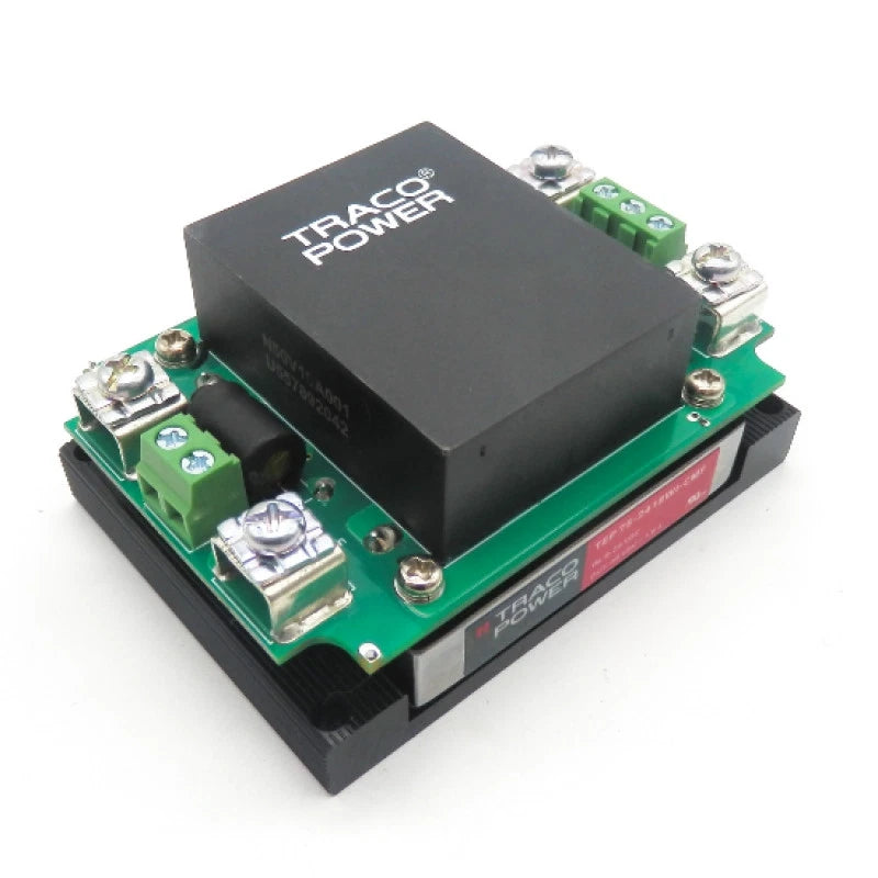 Traco Power TEP 75-2418WI-CMF 75W 48VDC 1.6A Isolated DC/DC Converter