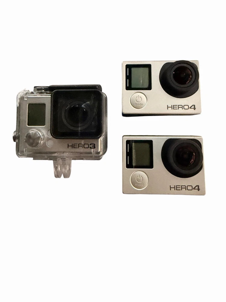 Lot Of GoPro HERO4/HERO3 Action Camera - Silver (F2)