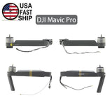 DJI Mavic Pro drone arm shell set with motors, four gray-and-black arms