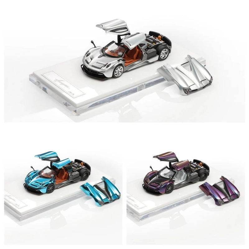 HKM 1:64 Pagani Huayra Diecast Alloy Model Car - Fully Openable Doors & Hood